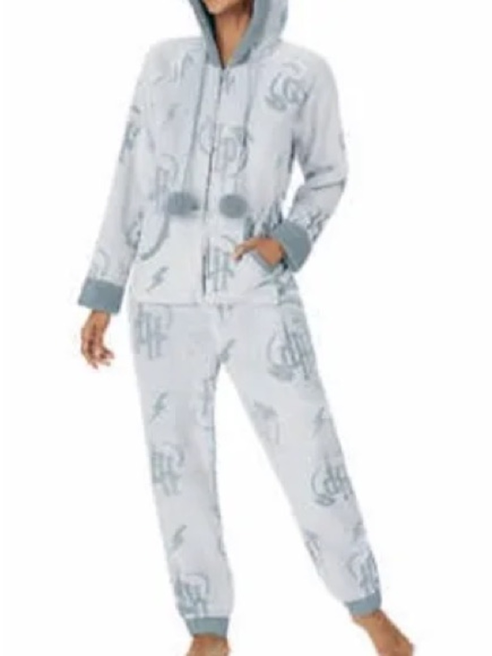 Harry Potter Wizarding World One-piece Pajama Set Size Small NWOT